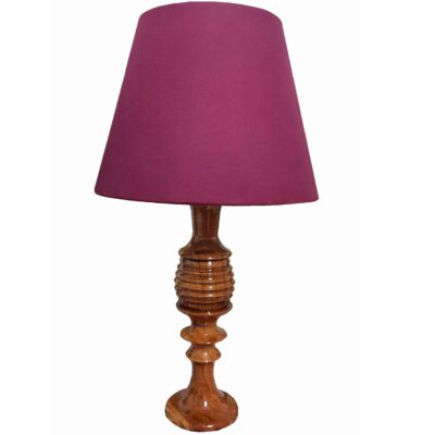 Lampe de table en bois – modèle artisanal Zereshki