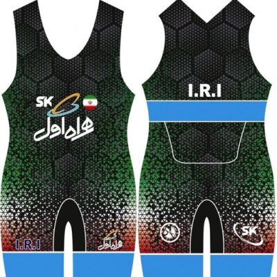 Singlet de Lutte Sans Manches pour Hommes Iranien Modèle Sajadi Kia
