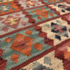 Tapis Kilim en laine persane tissé à la main Traditionnel Modèle Doran