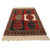 Tapis persan en laine tribal noué à la main Raika