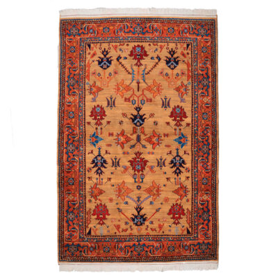 Tapis persan noué à la main Isfahan tribal laine Vagireh