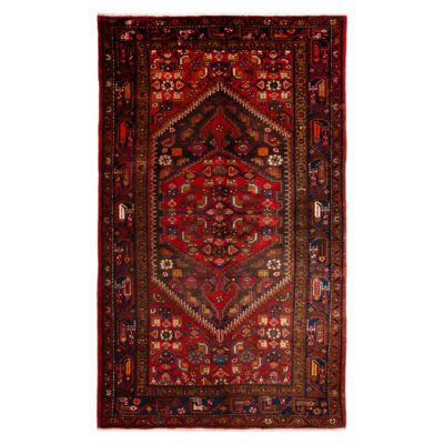 Tapis persan noué à la main chef-d’œuvre Zanjan en laine Bahram