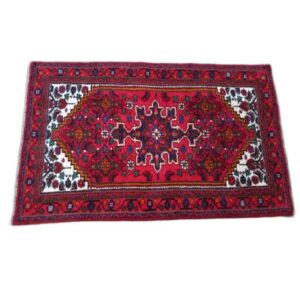 Tapis persan noué à la main chef-d’œuvre Zanjan en rouge