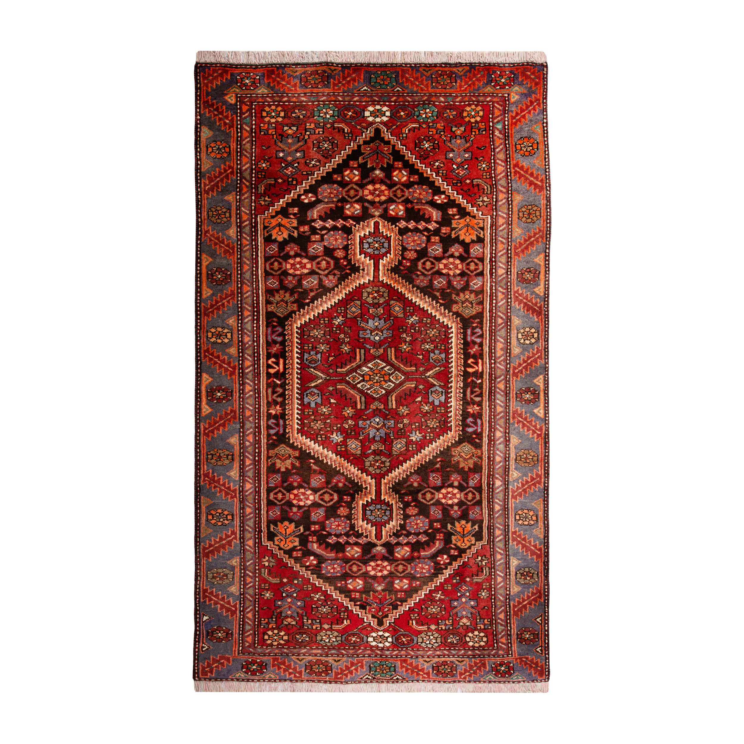 Tapis persan noué à la main chef-d'œuvre Zanjan en laine