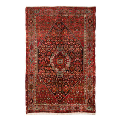 Tapis persan noué à la main chef-d’œuvre Zanjan en laine Mahtab