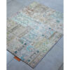 Tapis patchwork noué à la main persan vintage Sky