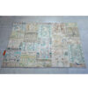 Tapis patchwork noué à la main persan vintage Sky