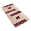Tapis patchwork noué à la main persan vintage Alborz