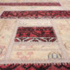Tapis patchwork noué à la main persan vintage Alborz
