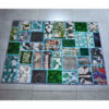 Tapis patchwork noué à la main persan vintage Amirkhiz
