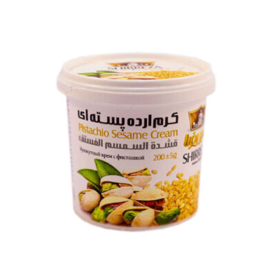 Crème Tahini Sauce Sésame avec Saveur Pistache – Shirreza, 200 gr (5x)