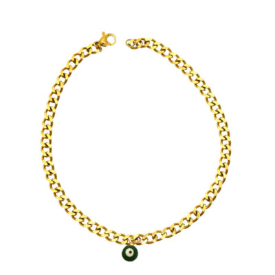 Bracelet Cheville en Acier Cheshm Nazar Modèle Elham