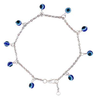 Bracelet Cheville en Acier Cheshm Nazar Modèle Elnaz