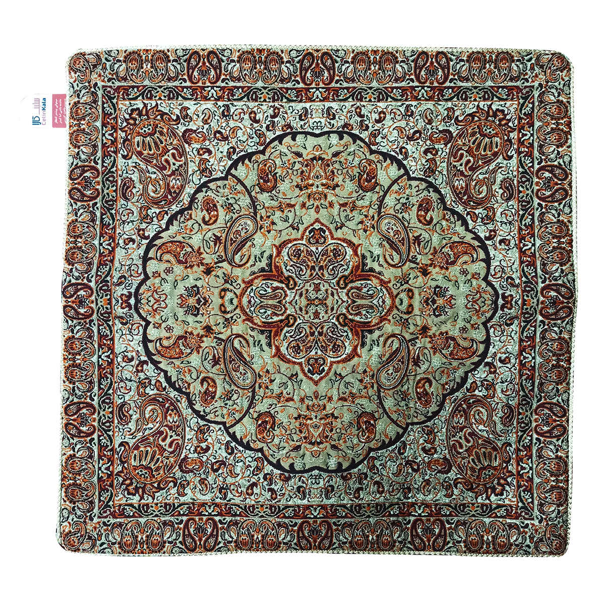 Coussin en Termeh Persan - Modèle Celine (X2) | Textile persan luxueux