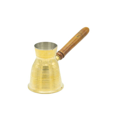 Cafetière Turque – Cezve / Ibrik Traditionnel Martelé en Laiton, Ekram