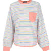 Sweat-shirt décontracté pour femme Col rond Modèle Behboud