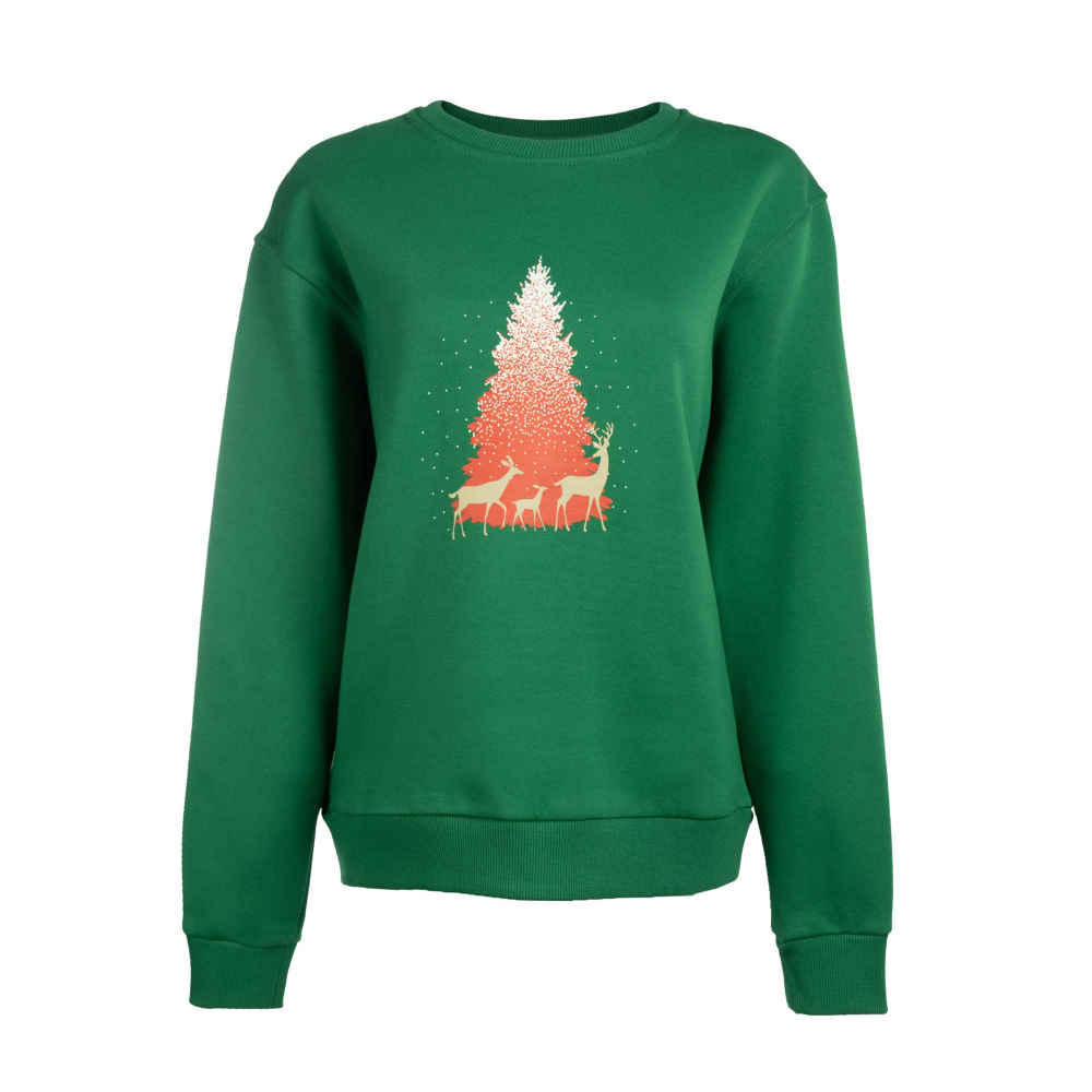 Sweat-shirt décontracté pour femme Col rond Modèle Hasti