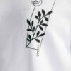 Sweat-shirt décontracté pour femme Col rond Modèle Jana