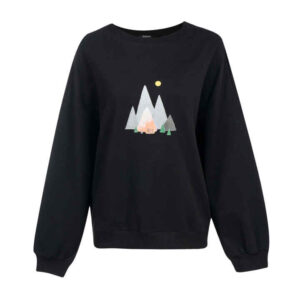 Sweat-shirt décontracté pour femme Col rond Modèle Narian