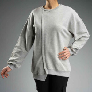 Sweat-shirt décontracté pour femme Col rond Modèle Ramcott