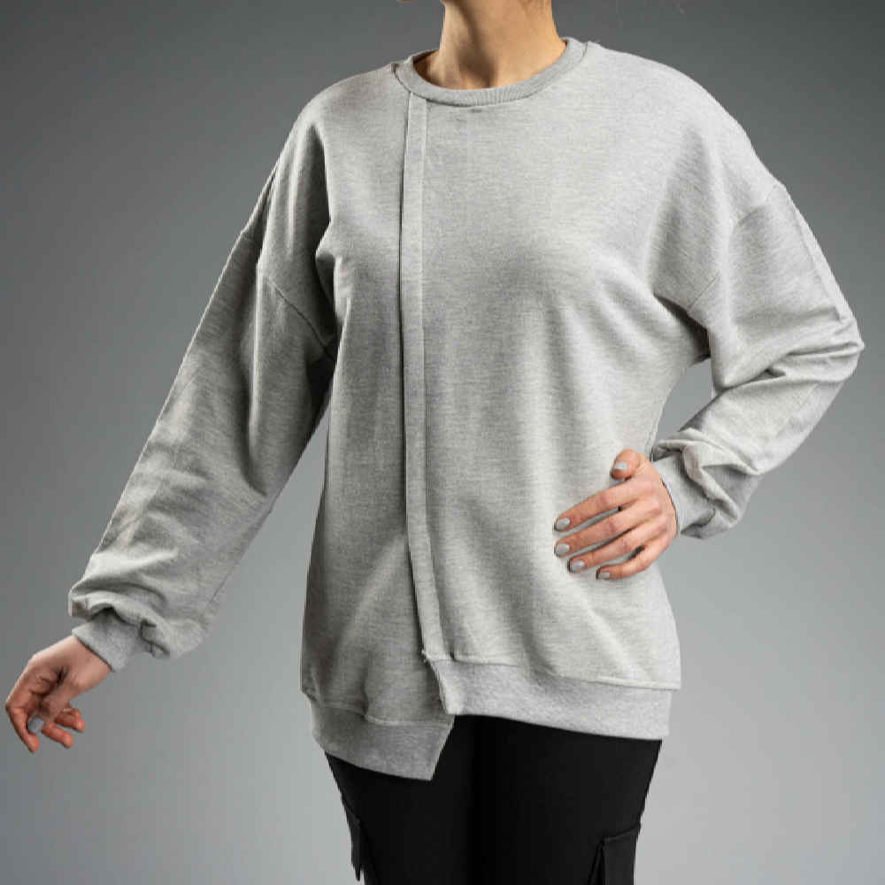 Sweat-shirt décontracté pour femme Col rond Modèle Ramcott