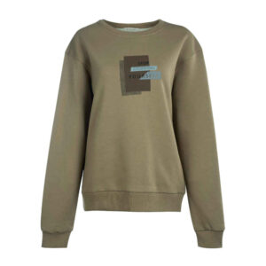 Sweat-shirt décontracté pour femme Col rond Modèle Stop