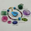 Bracelet Perlé pour Femme – Émeraude, Rubis & Pierres Turquoises