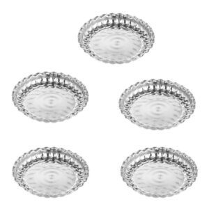 Assiette en Acier pour Camping – Légère et Incassable (Pack de 5)