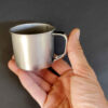 Tasse en Acier pour Camping avec Poignée – Légère et Incassable