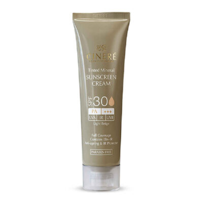 Crème Solaire Minérale Teintée Cinere Couvrance Totale