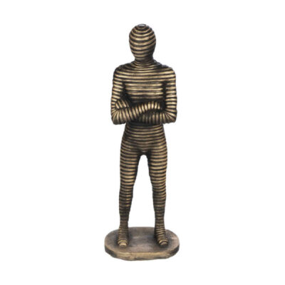Figurine décorative de momie dorée – Sculpture de l’art de l’Égypte ancienne