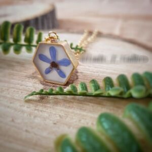 Pendentif Collier Résine Femme Artisanal Mohajeran
