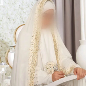 Iranian Bride’s Wedding Tchador Model Morvarid Doozi