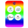 Ensemble of Islamic badges for Muslims - Imam Mahdi