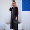 Manteau noir persan modèle Vian