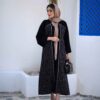 Manteau noir persan modèle Vian