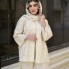 Manteau crème persan & pantalon modèle Jeyran