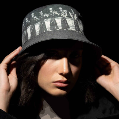 Chapeau seau au design artistique – Modèle Nava