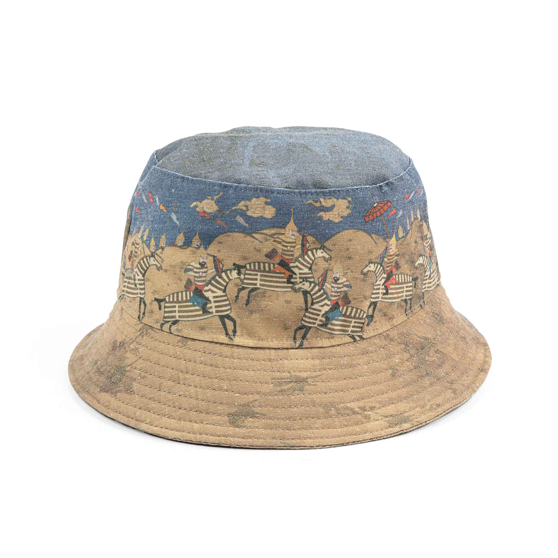 Chapeau seau au design artistique avec motif iranien Razm