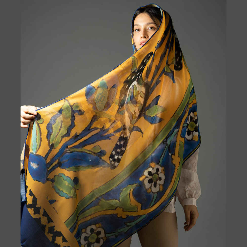 Châle Persan Imprimé pour Femme Modèle Zaagh