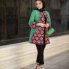 Manteau brodé persan modèle Chista
