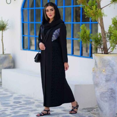 Manteau brodé persan & pantalon modèle Elika