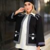 Ensemble manteau brodé persan & pantalon modèle Helena