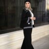 Ensemble manteau brodé persan & pantalon modèle Helena