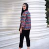 Ensemble manteau brodé persan & pantalon modèle Taraneh
