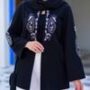 Manteau en lin persan modèle Noura