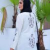 Manteau en lin persan modèle Noura