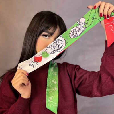 Foulard persan pour femme – Luxe et vibrant Azadi