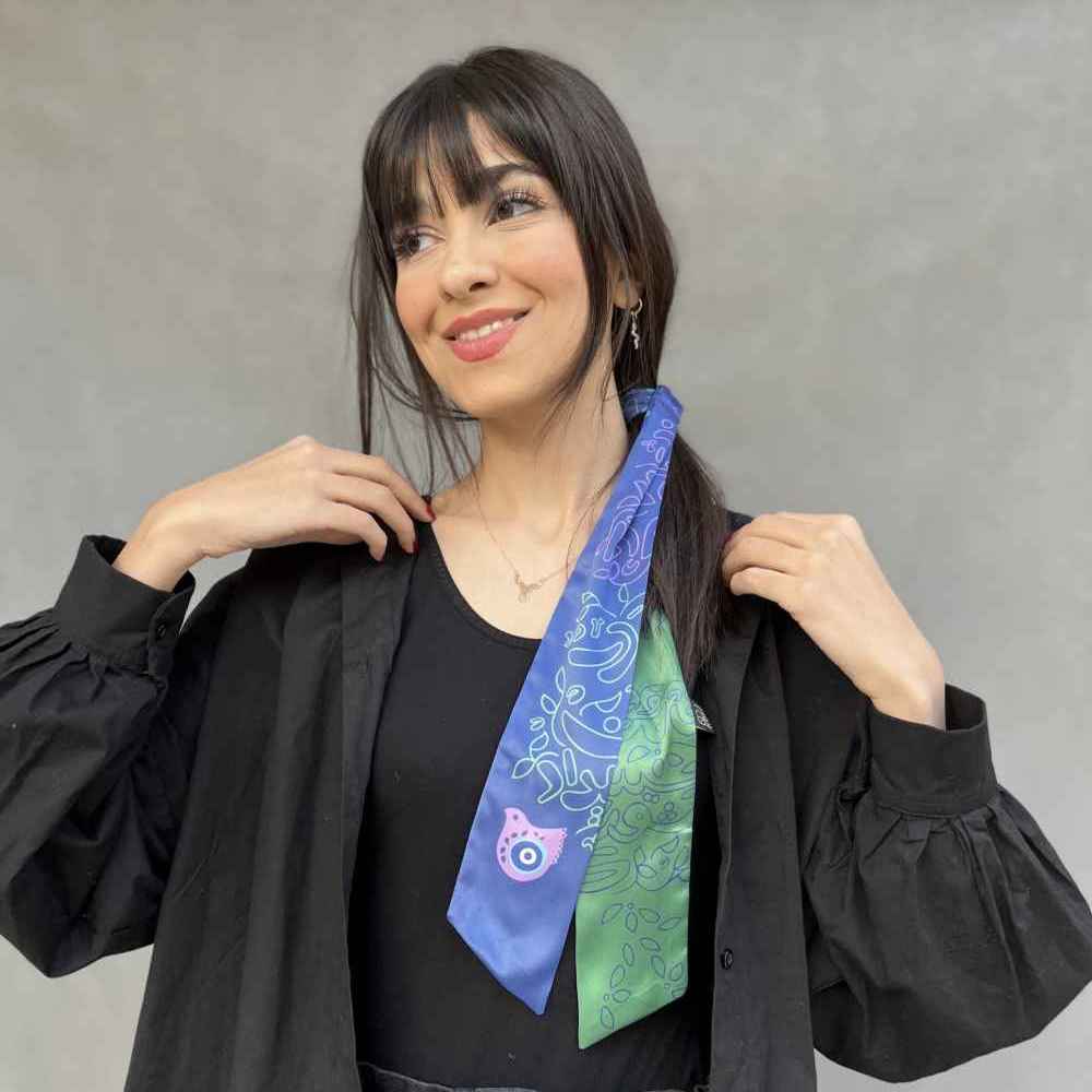 Foulard persan pour femme - Luxe et vibrant Hagh