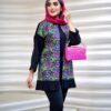 Manteau Suzani persan modèle Aylar